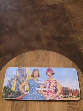 Anne Taintor Retro Melamine Serving Tray “We Came... We Shopped...”